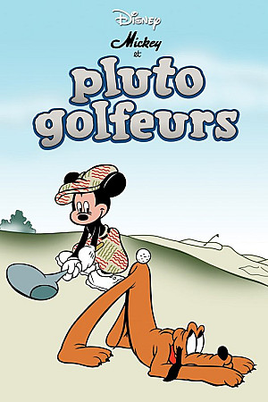 Mickey et Pluto Golfeurs